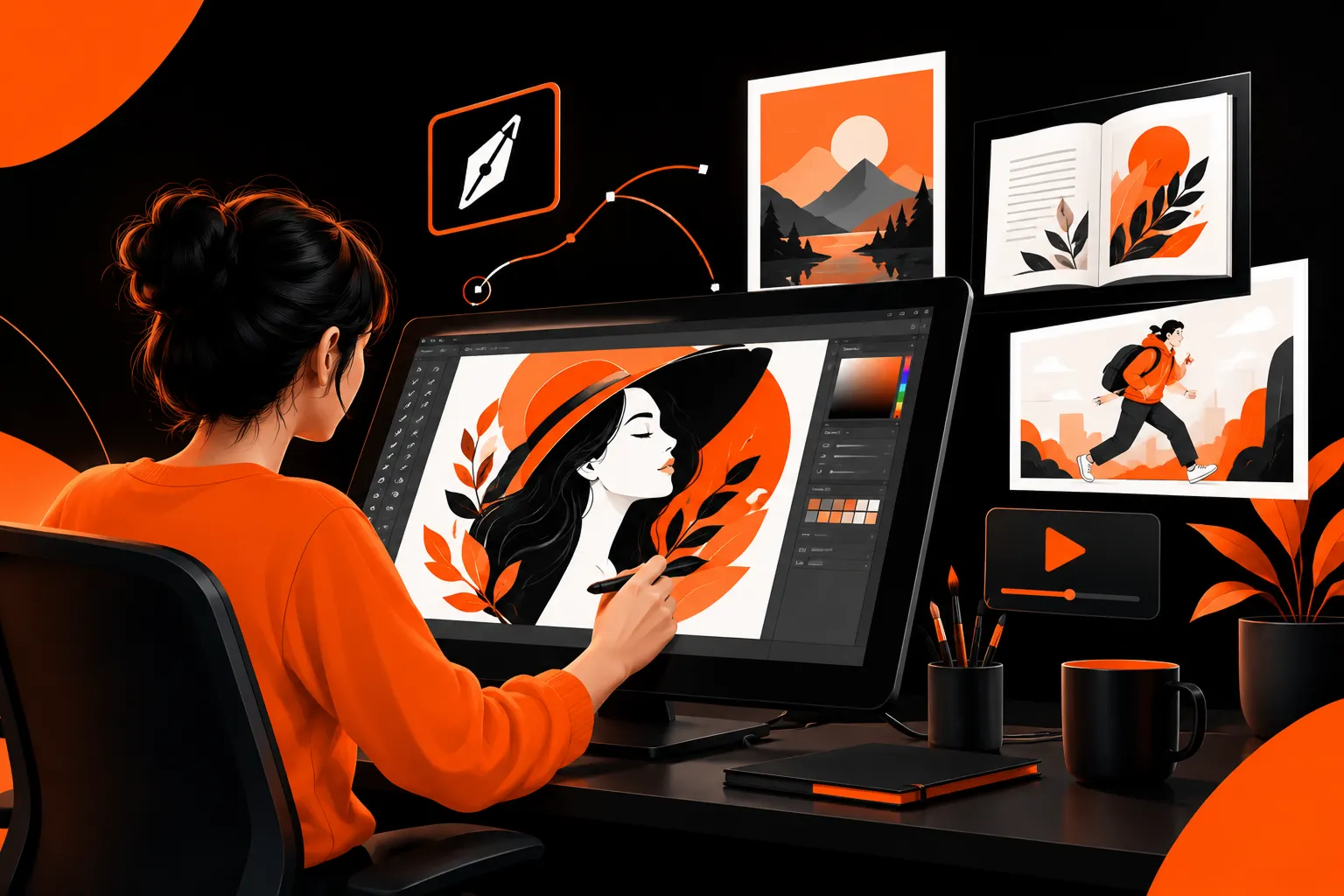 Digital Illustrations: